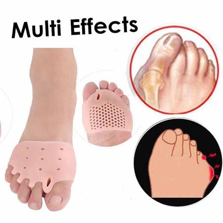 وسادات أمامية للقدم فاصل أصابع القدم نعال لتخفيف الآلام