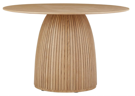 طاولة طعام دائرية خشبية على شكل فطر - تصميم عصري ومودرن للمنزل والمطبخ