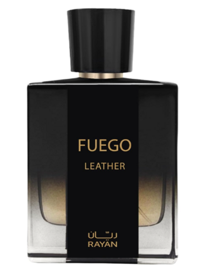 عطر فيوغو ليذر للرجال – أو دو برفيوم عربي يدوم طويلاً، 100 مل (3.34 أونصة) برائحة البرغموت واللافندر ونجيل الهند وخشب الصندل والعنبر – هدية مثالية ليوم الأب