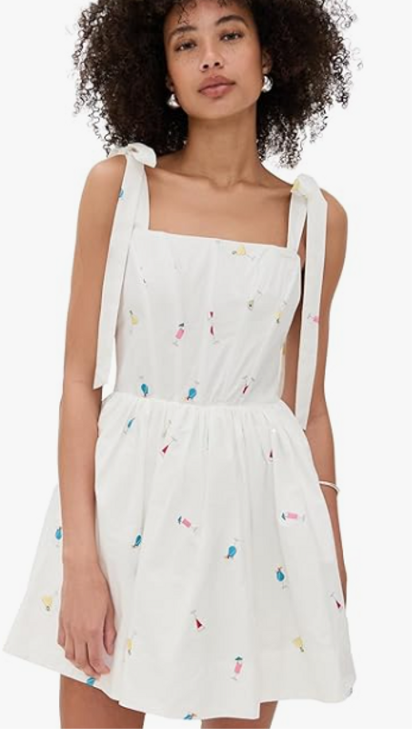 فستان قصير نسائي من إن سيزون - موديل نيلي