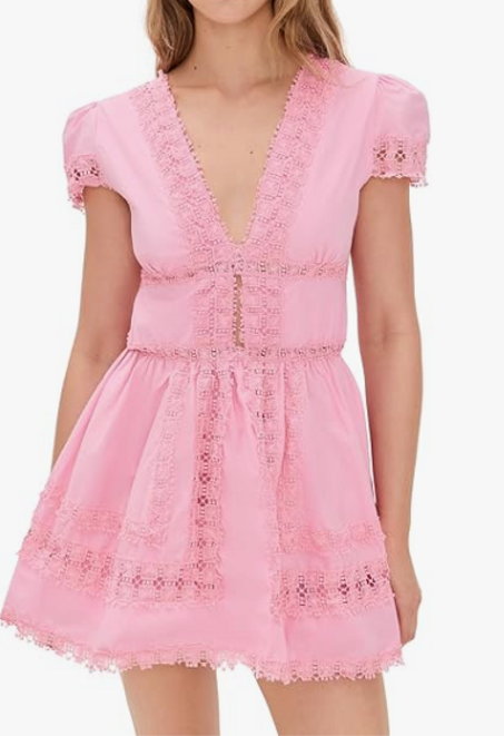 فستان نسائي قصير "بايبر" أنيق