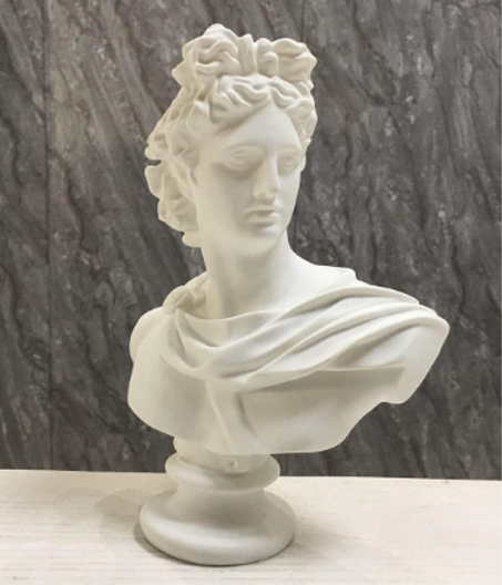 منظم مكتبي على شكل تمثال أبولو – حامل أقلام وفرش مكياج بتصميم فني عصري من Artgenius