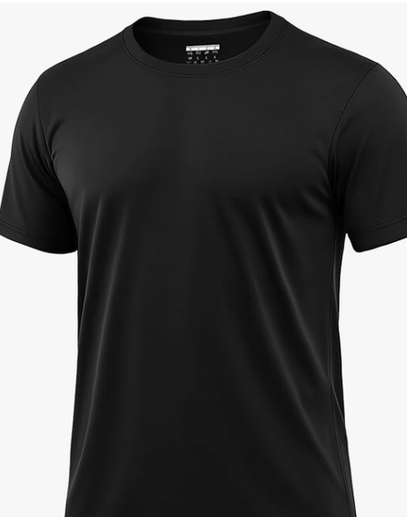 تيشيرت رياضي رجالي من KINSWT بنسيج بوليستر خفيف مع حماية UPF 50+ – تيشيرت سريع التجفيف ومقاوم للرطوبة للتمارين والسباحة