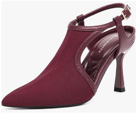 حذاء كعب عالي نسائي بتصميم مدبب أنيق – صنادل سهرة رسمية بكعب رفيع 8.5 سم للمناسبات والحفلات