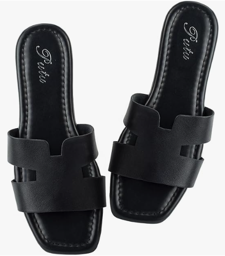 صنادل نسائية مسطحة صيفية - صنادل جميلة سهلة الارتداء