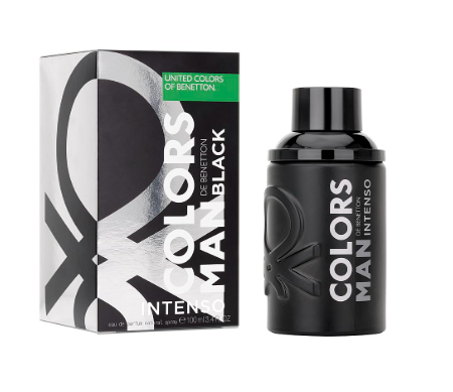 عطر Benetton Colors Black Intense للرجال – أو دو بارفان 100 مل