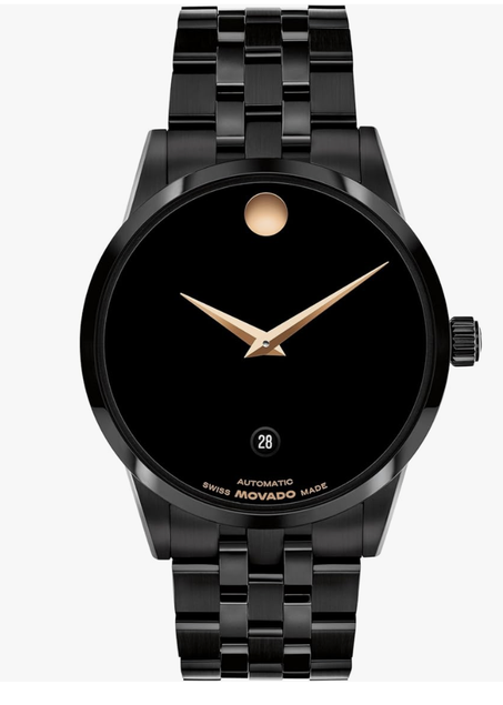 ساعة موفادو كلاسيكية أوتوماتيكية للرجال بسوار ستيل 40 مم