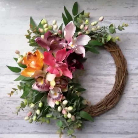 Handmade Autumn Wreath - Fall Wreath - Front Door Wreath - Wall Hanging - Modern Farmhouse Decor - Boho Chic