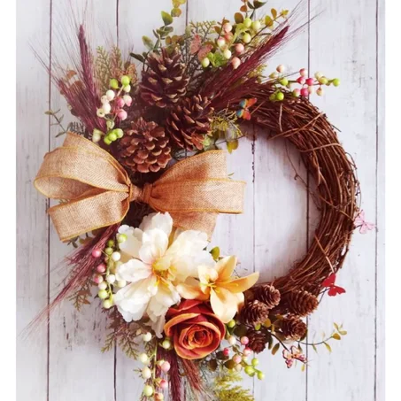 Handmade Home Decor - Christmas Wreath, Front Door Wreath, Wall Art