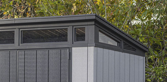 Artisan Grey Large Storage Shed - 11x7 Shed - Keter US