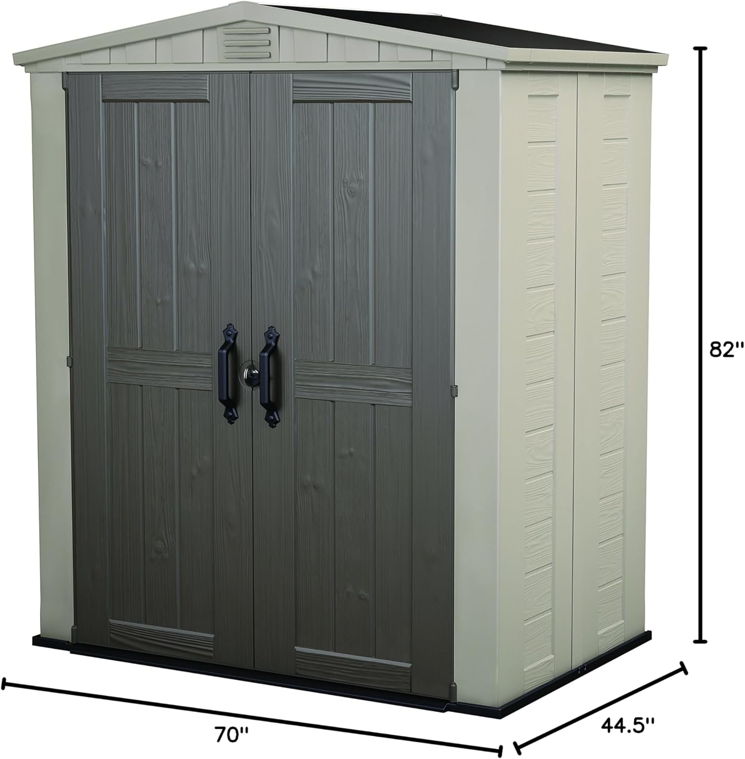 Keter Factor 6x3 Outdoor Storage Shed Kit-Perfect to Store Patio Furniture