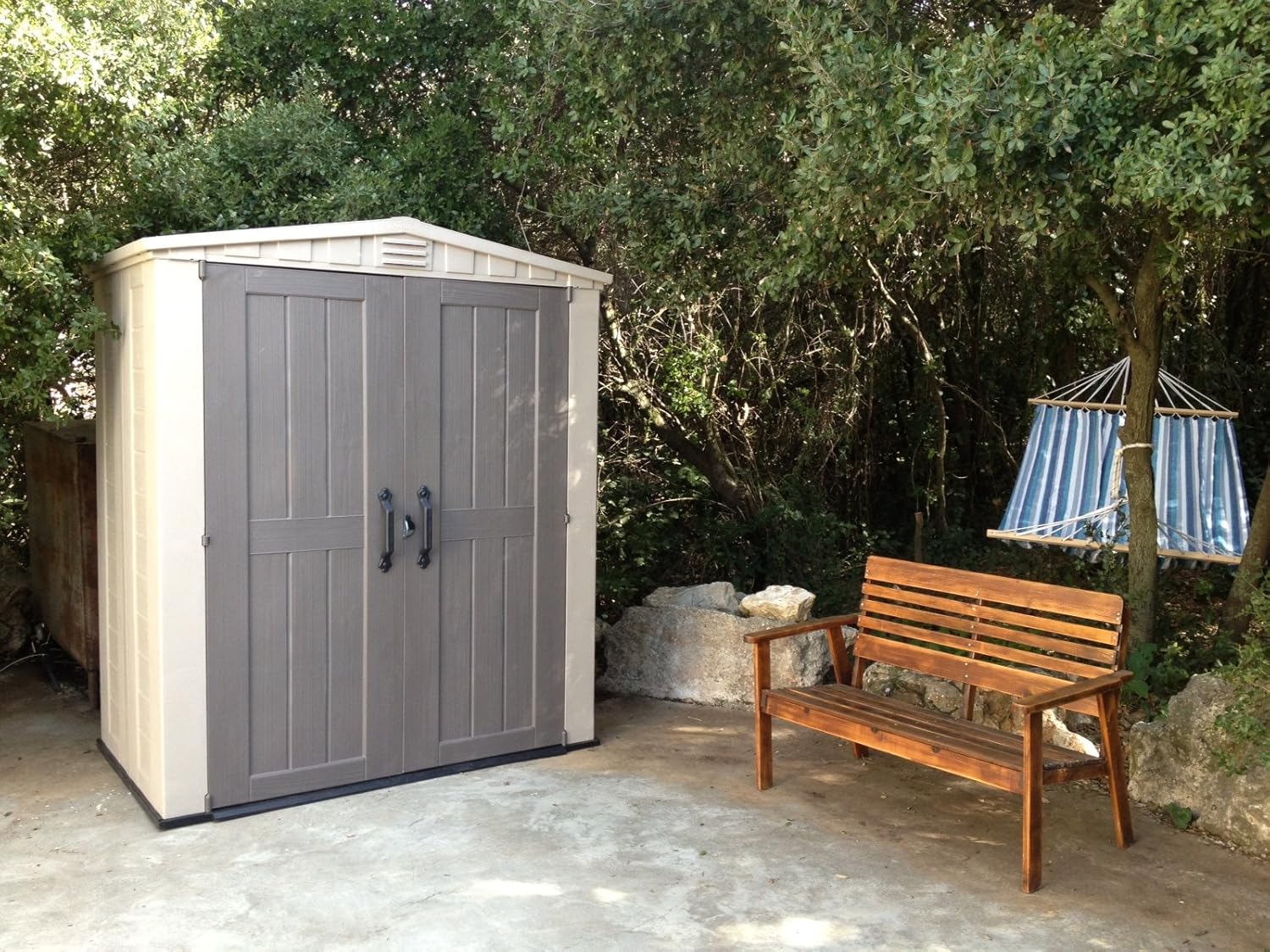 Keter Factor 6x3 Outdoor Storage Shed Kit-Perfect to Store Patio Furniture