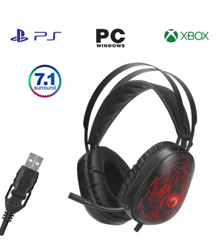 Marvo HG9049 Gaming Headset with Microphone Backlit 7.1 Surround