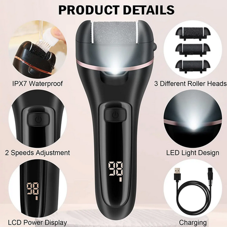 Electric Foot Grinder File Machine (Black)
