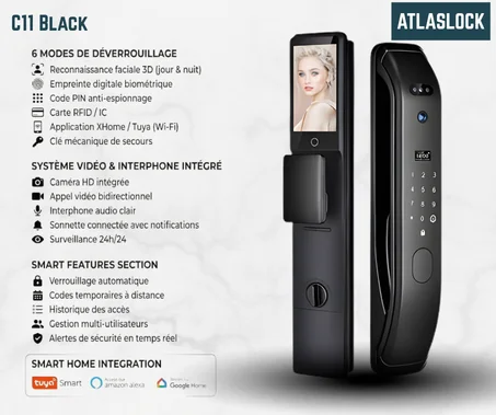 Serrure Digital  C11 Black