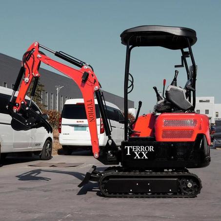 2025 4,000 lb TYPHON TERROR XX Mini Excavator Rubber Track with Kubota D902 Diesel Engine USA - TYPHON