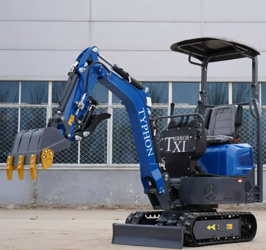 TERROR XI Mini Excavator 1 Ton Digger 13.5hp Gas Tracked Crawler B&amp;S EPA Engine - TYPHON