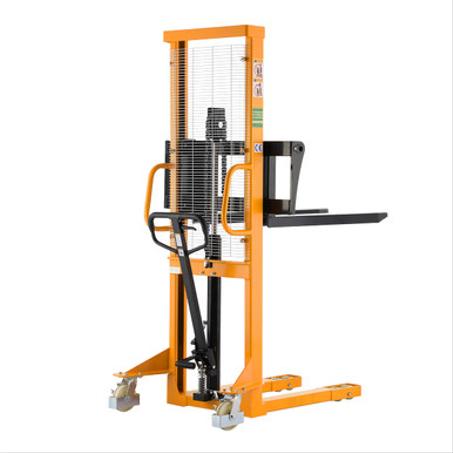 Manual Stacker| 2200 lb| 63" Lifting Height| Fixed Legs| Apollo Forklift A-3003 - Apolloliftus