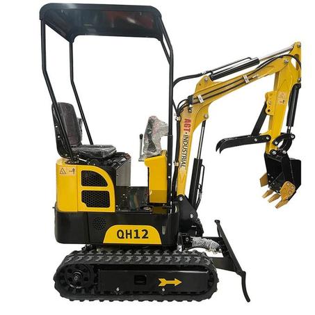 AGT 13.5 HP B&amp;S 1-ton Mini &amp; Small Excavator Micro Crawler Digger, Gasoline, With Thumb Clip For Sale | AGT-QH12 - AGT Industrial