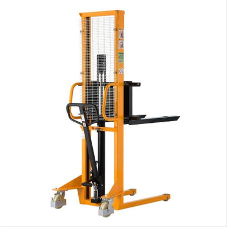 Manual Stacker| 1100 lb| 63" Lifting Height | Fixed Legs| Apollo Forklift A-3002 - Apolloliftus
