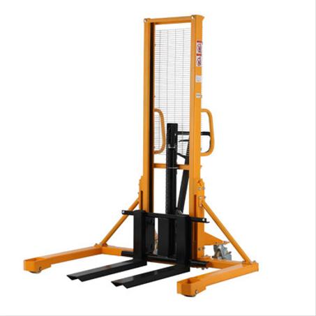 Manual Straddle Stacker| 1100 lb| 63" Lifting Height| Adjustable Forks| Apollo Forklift A-3004 - Apolloliftus