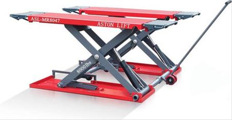 Aston Mid-Rise Scissor Lift 8000lb 47″ Electric Lock Release 220V ASL-MR8047 - Aston
