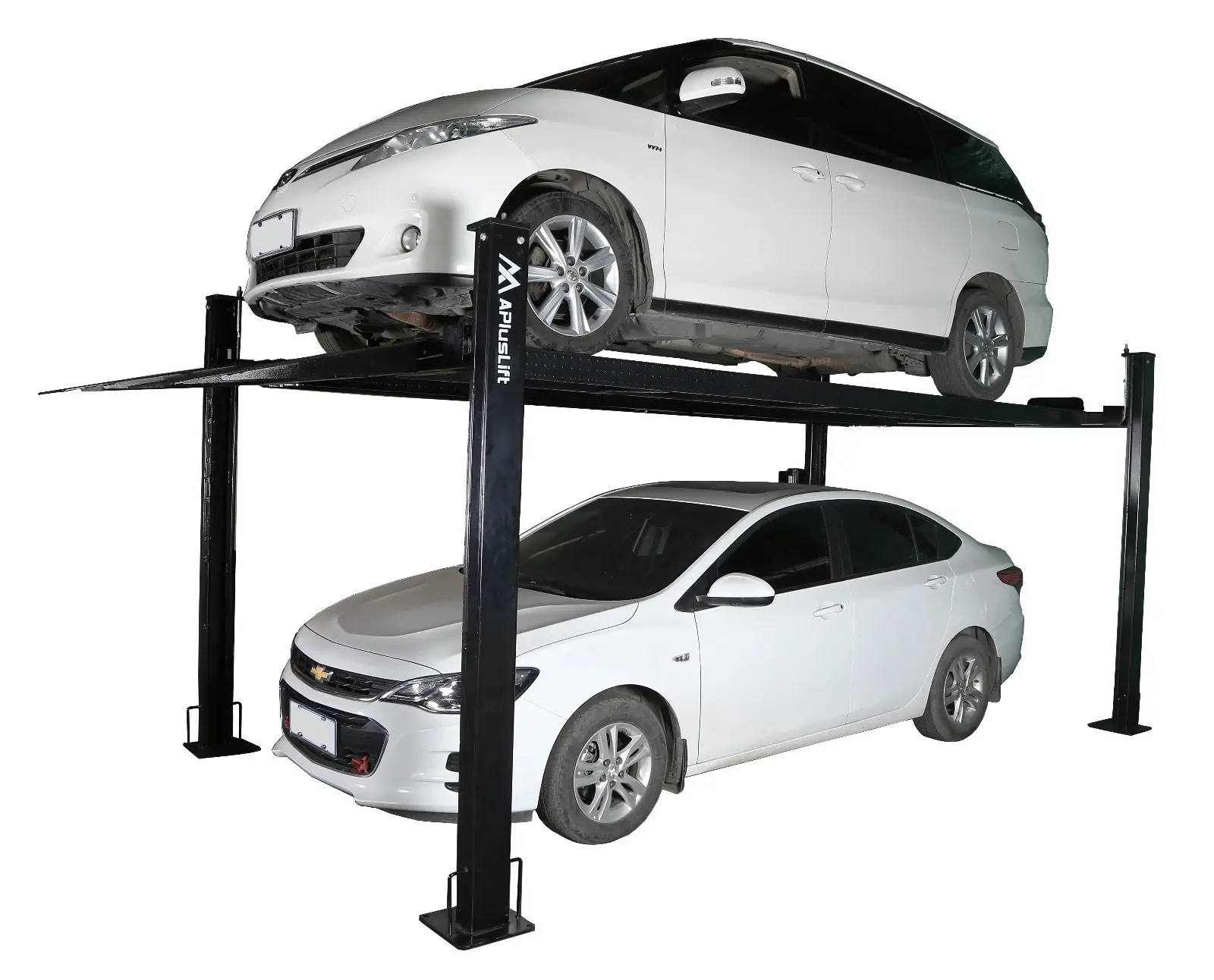 APlusLift 8000LB 4-Post Portable Parking Storage Service Car Lift – HW-8S or HW-8SXLT - Apluslift
