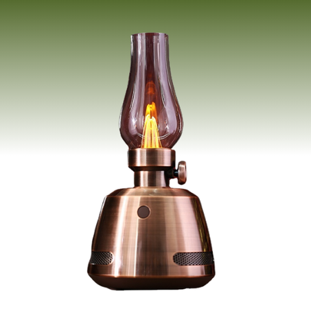 مكبر صوت بتصميم مصباح عتيق