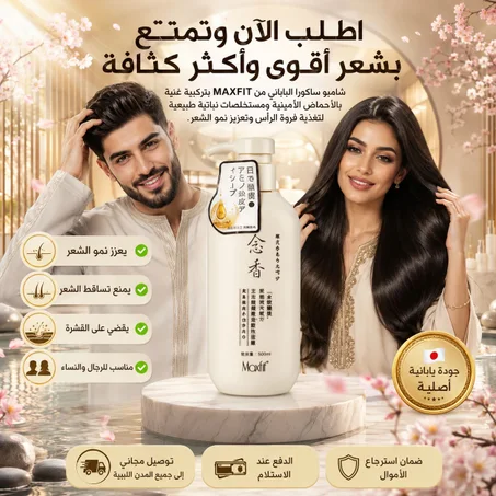 شعرك يتساقط؟ الحل الياباني وصل إلى ليبيا! ساكورا