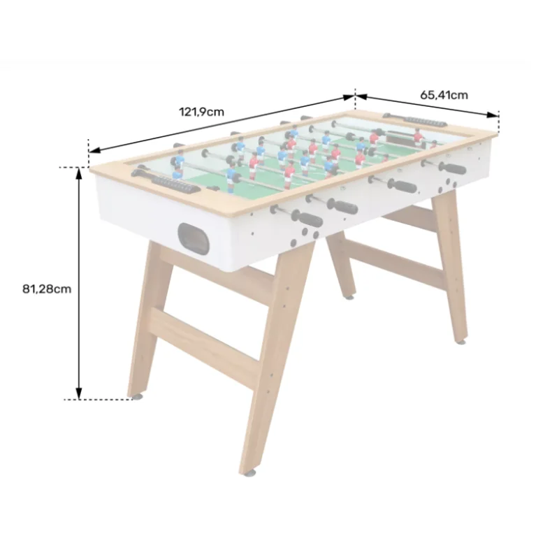 Babyfoot Blanc et Bois