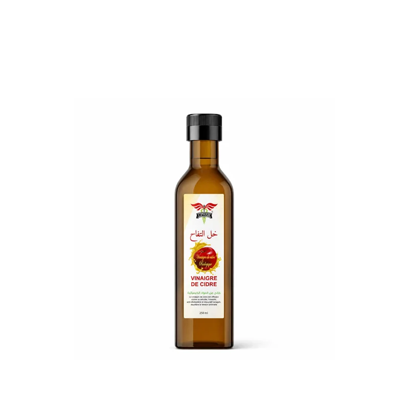 خل التفاح العضوي الطبيعي (خالي من المواد الكيميائية)
