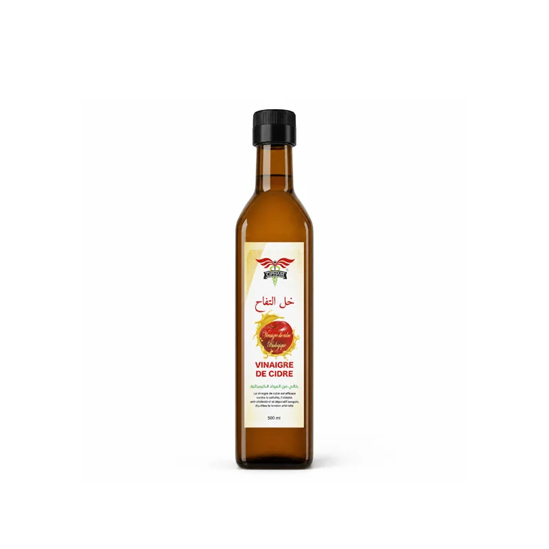 خل التفاح العضوي الطبيعي (خالي من المواد الكيميائية)