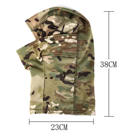 Tactical Camouflage Balaclava Full Face Mask Wargame CP Military Hat Hunting Bike Cycling Army Multicam Bandana Neck Gaiter