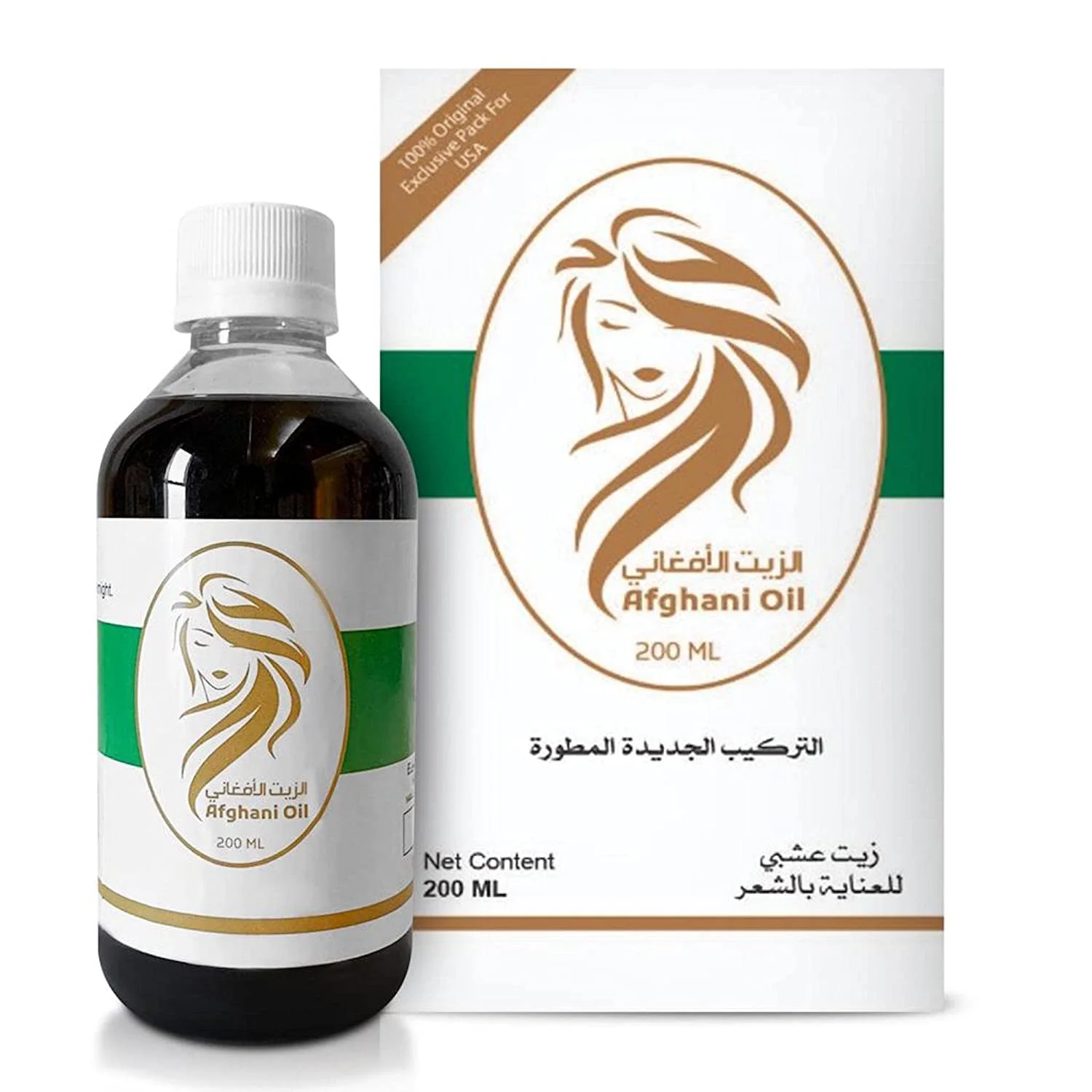الزيت الافغاني الأصلي لتطهير فروة الرأس ، تكثيف الشعر  و إيقاف التساقط
