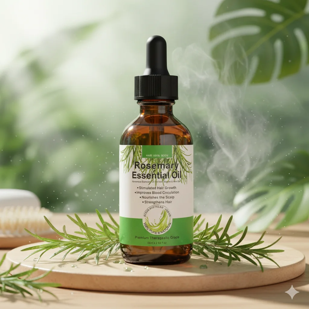 زيت أكليل الجبل لنمو الشعر - Growth Hair Rosemary Essential Oil