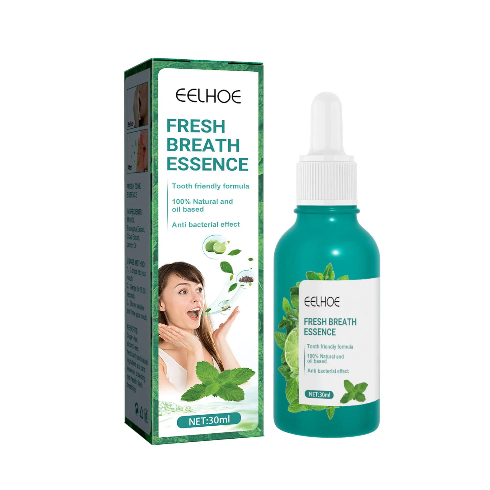 معطر الفم برائحة النعناع من EELHOE