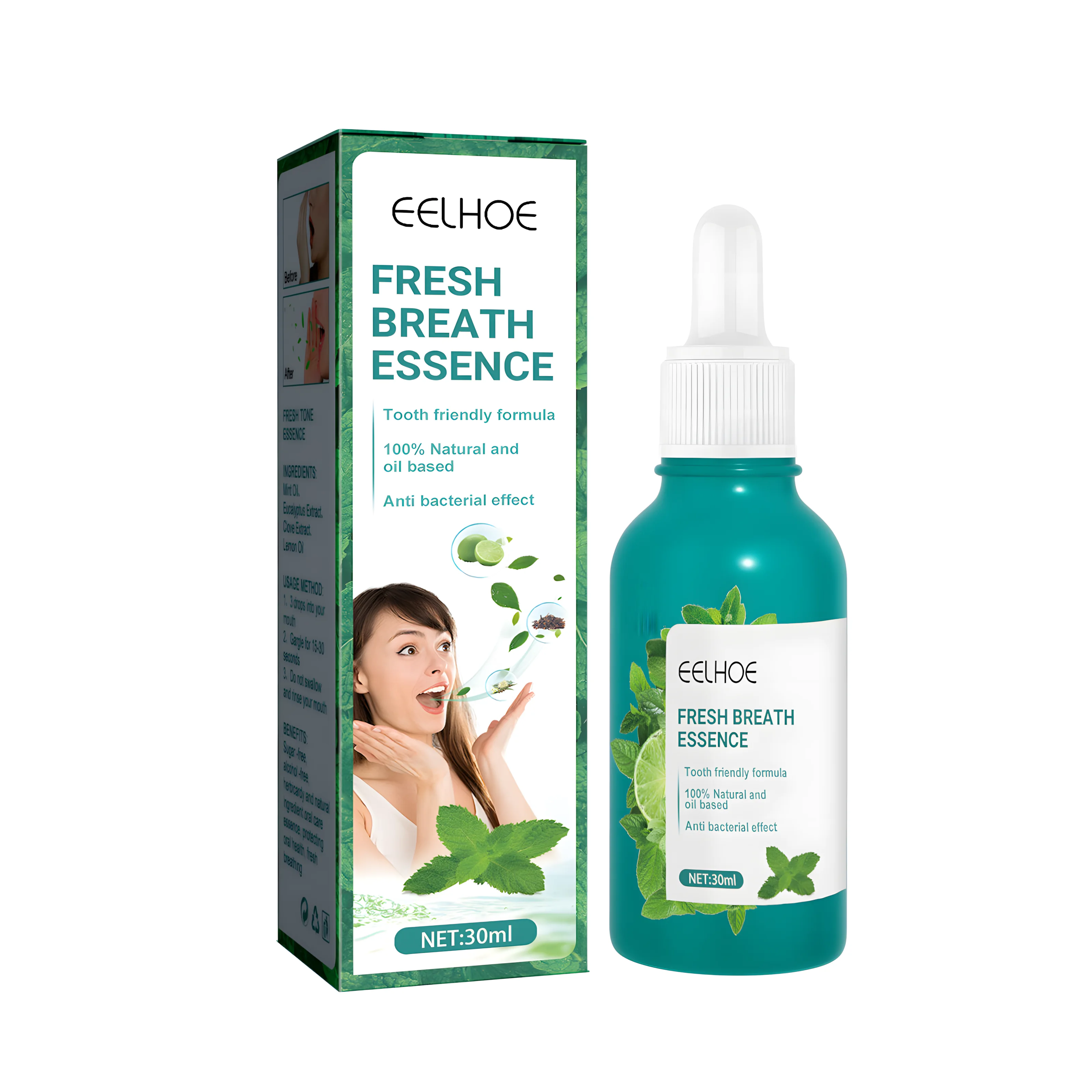 معطر الفم برائحة النعناع من EELHOE