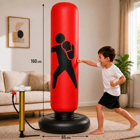 Inflatable Boxing bag1 for Kids Adults +BOMB