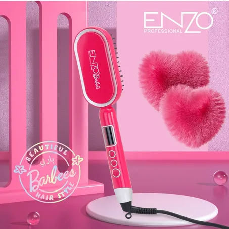 Brosse Enzo Barbees Rose En-4102B مشط بـــاربي من إينزو f988 فهرنهايت