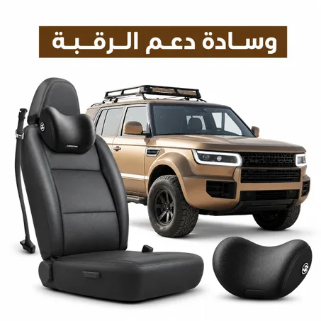 وسادة دعم الرقبة والظهر للسيارة