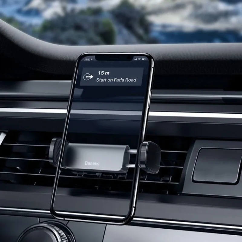 Baseus Support de téléphone pour voiture -argent -SUGP-0S