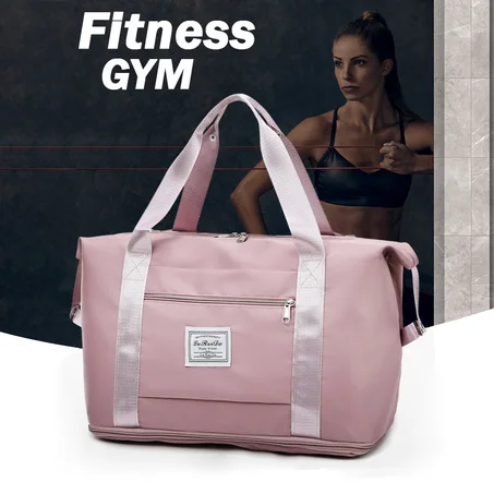 Sac de Sport Femme, Sacs de Voyage Homme avec Compartiment à Chaussures et Poche Humide