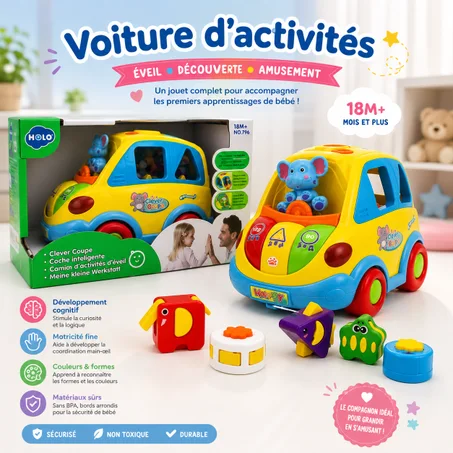 Voiture d’Activités pour Bébé