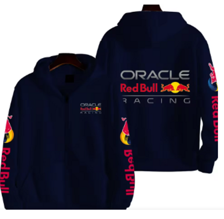 سويت شيرت فاخر من ريد بول للأزواج بسحّاب، بغطاء للرأس للرجال لفصلي الخريف والشتاء، جاكيت هودي مخصّص للهواء الطلق وسباقات الرياضات الخطرة.