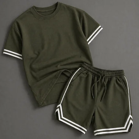 Ensemble simple 100 % coton