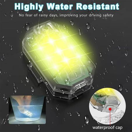 فلاشر السيارة 7 الوان مع ريموت