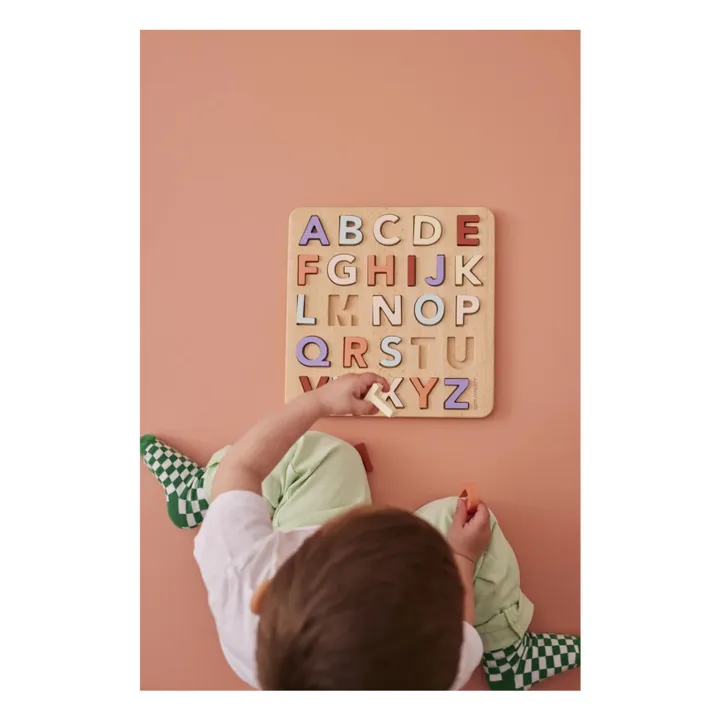 Wooden Alphabet Puzzle Board