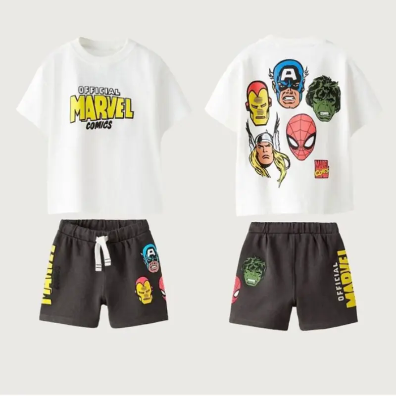 JELIBOOM Ensemble 2 pièces en coton pour garçons