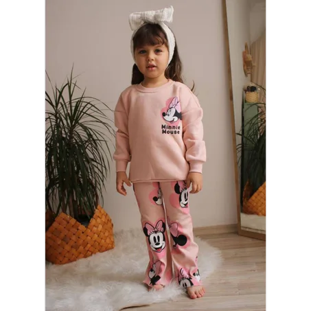 JELIBOOM New Season Ensemble haut et bas en coton pour fille