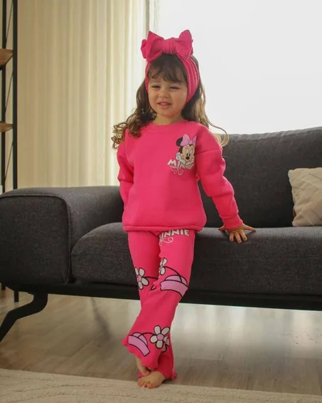 JELIBOOM Sweat-shirt décontracté pour filles (rose)